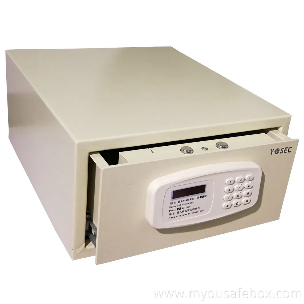 OEM/ODM Price Front Opening Hotel Drawer Safe Factory